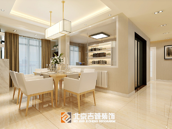 [裝修案例]127平米現(xiàn)代簡約風格效果圖 簡而典雅的精致