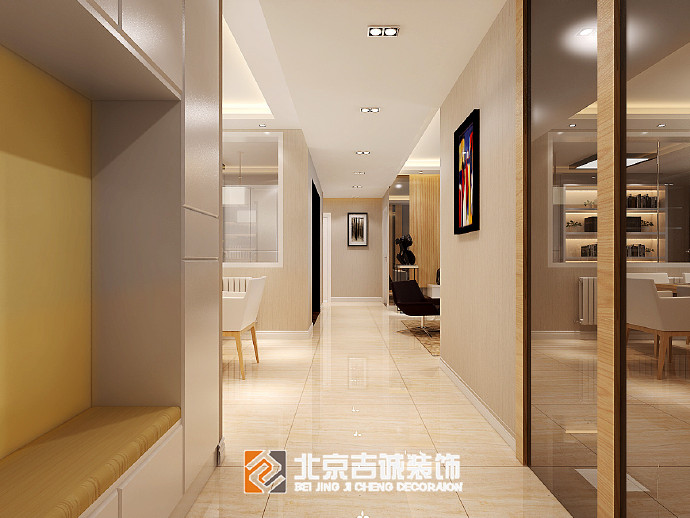 [裝修案例]127平米現(xiàn)代簡約風格效果圖 簡而典雅的精致