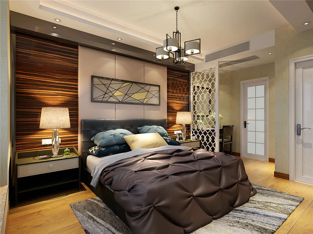 龍湖九里晴川-現(xiàn)代簡約-臥室設(shè)計(jì)效果圖