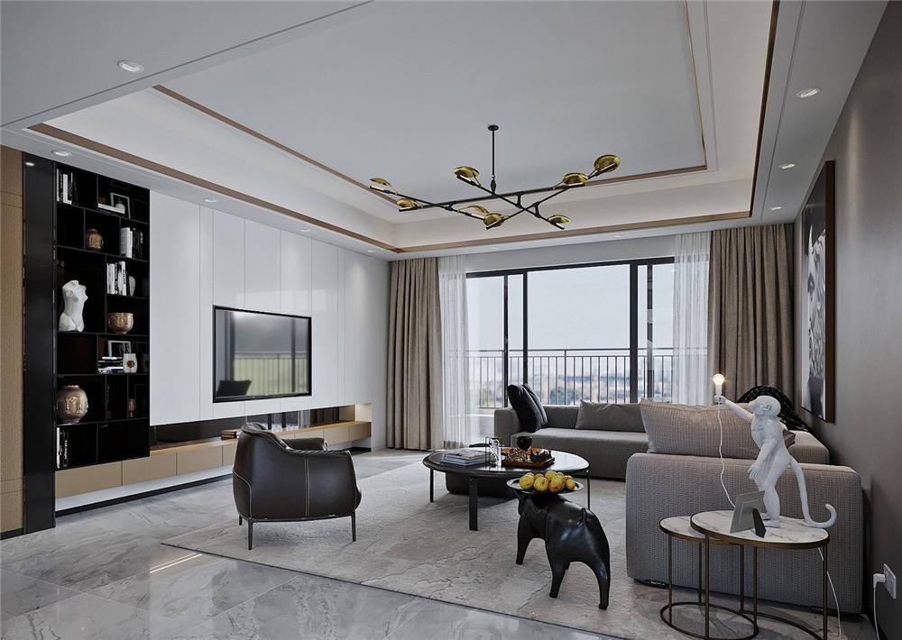 龍湖九里晴川-現(xiàn)代簡約-臥室設(shè)計效果圖