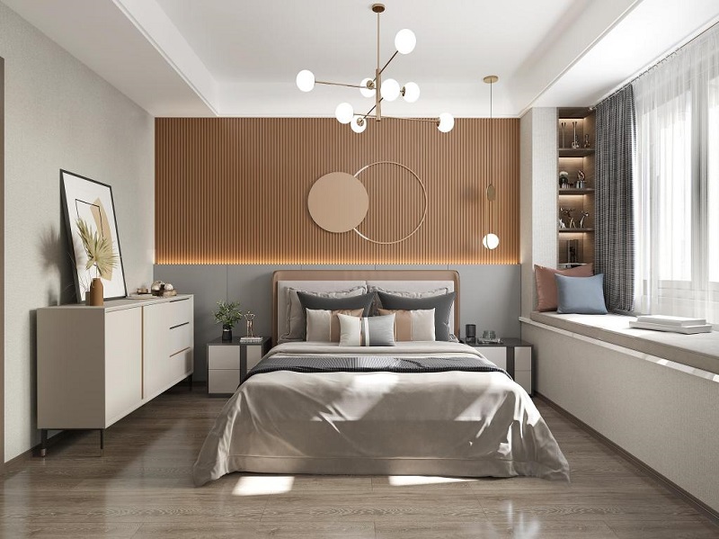 龍湖九里晴川-現(xiàn)代簡約-臥室設(shè)計效果圖