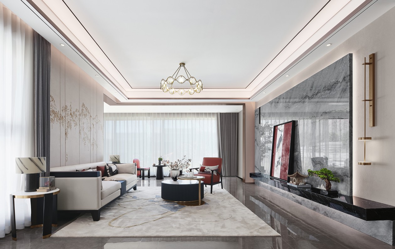 龍湖九里晴川-現(xiàn)代簡約-臥室設(shè)計(jì)效果圖